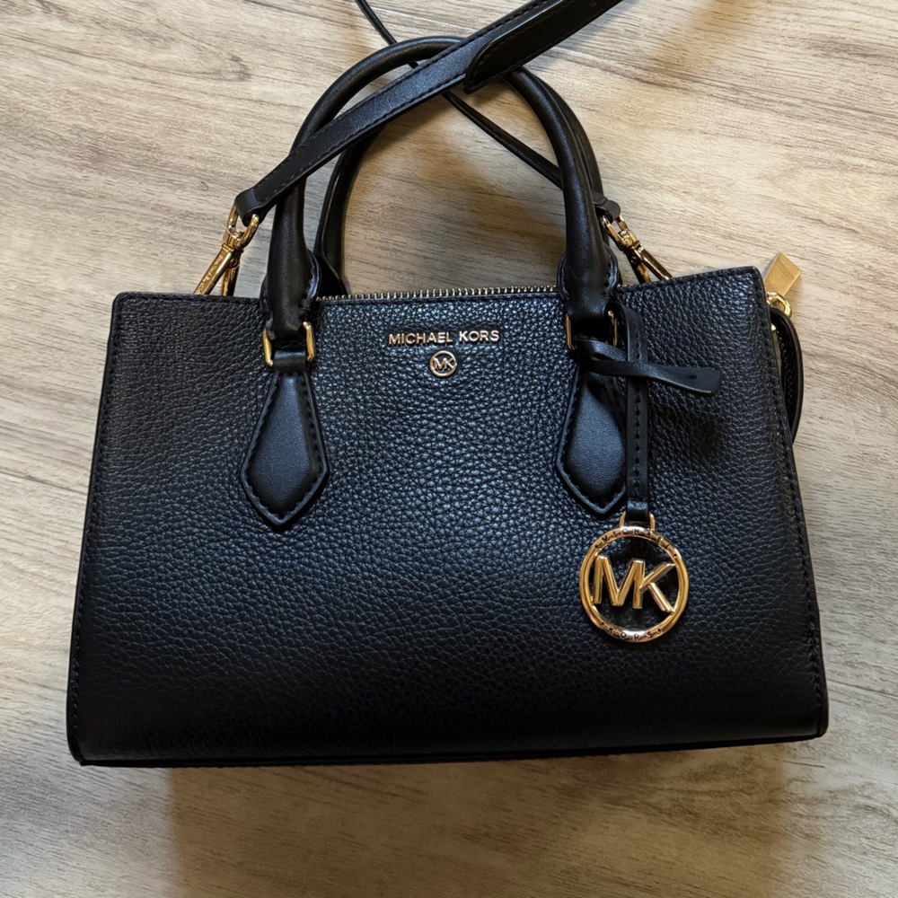 Michael Kors Black Leather Handbag